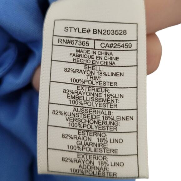 Steve Madden Trouser Pants Size Small S Wide Leg Blue Classic Elegant Office - Picture 11 of 13